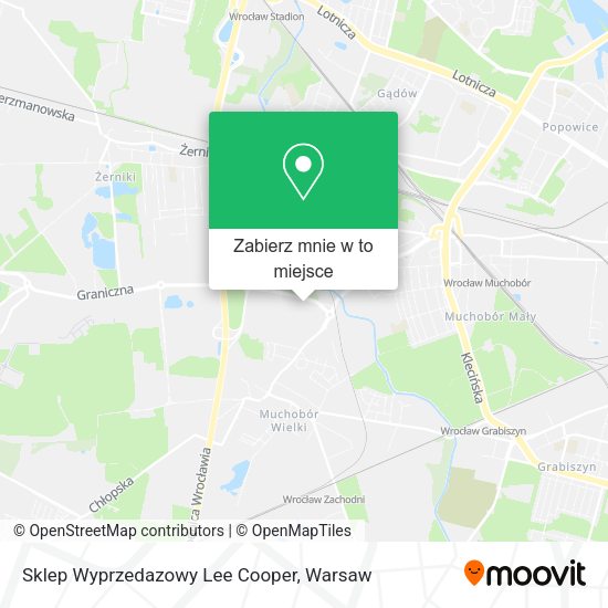 Mapa Sklep Wyprzedazowy Lee Cooper