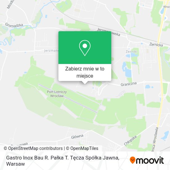 Mapa Gastro Inox Bau R. Pałka T. Tęcza Spółka Jawna