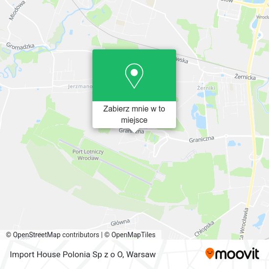 Mapa Import House Polonia Sp z o O