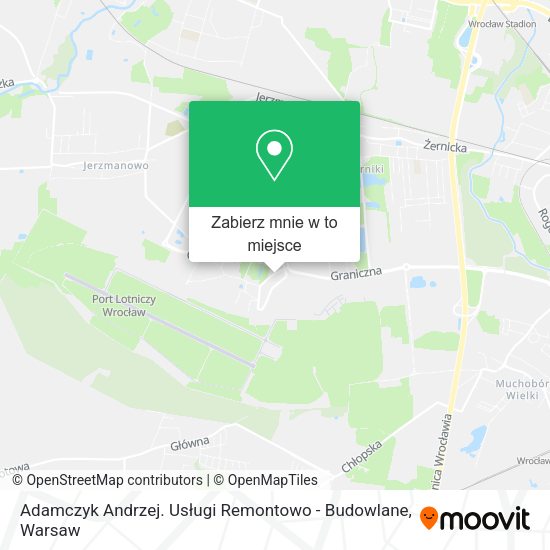 Mapa Adamczyk Andrzej. Usługi Remontowo - Budowlane