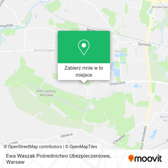 Mapa Ewa Waszak Pośrednictwo Ubezpieczeniowe