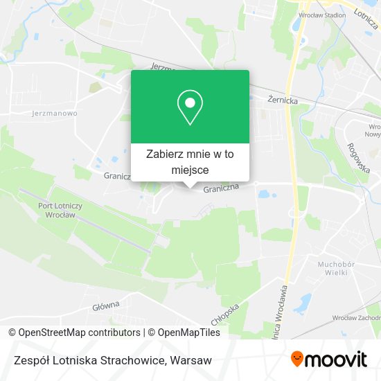 Mapa Zespół Lotniska Strachowice