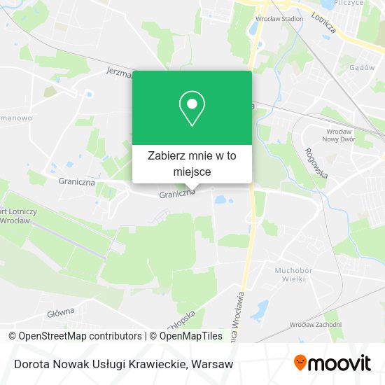 Mapa Dorota Nowak Usługi Krawieckie