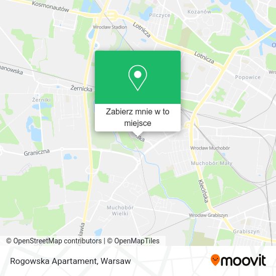 Mapa Rogowska Apartament