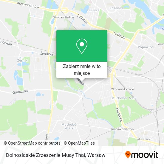 Mapa Dolnoslaskie Zrzeszenie Muay Thai