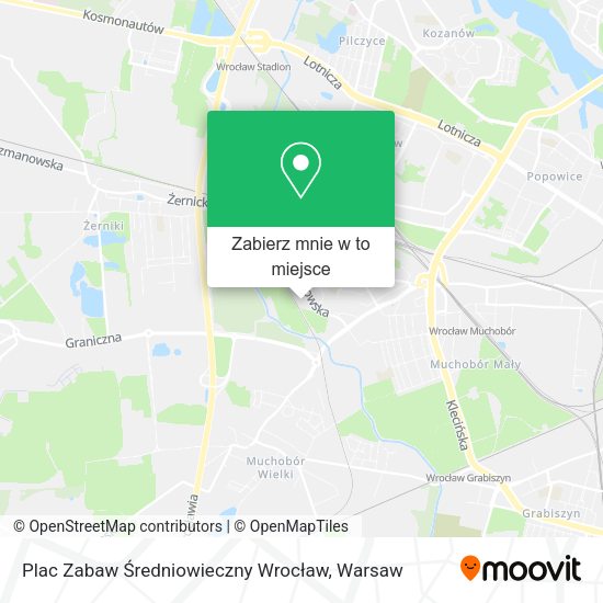 Mapa Plac Zabaw Średniowieczny Wrocław