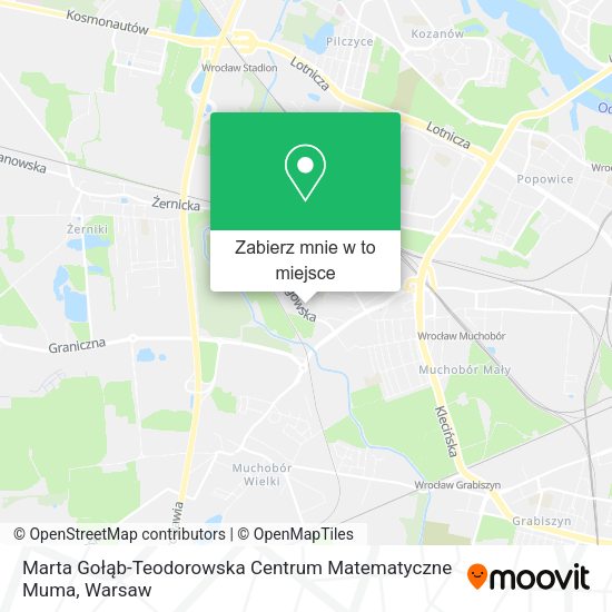 Mapa Marta Gołąb-Teodorowska Centrum Matematyczne Muma