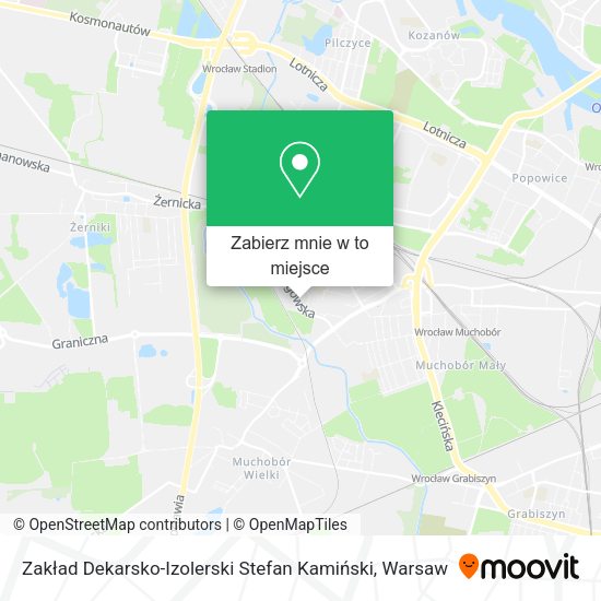 Mapa Zakład Dekarsko-Izolerski Stefan Kamiński