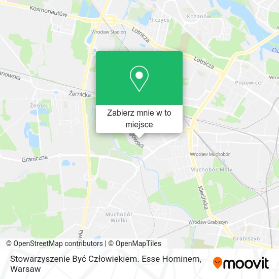 Mapa Stowarzyszenie Być Człowiekiem. Esse Hominem