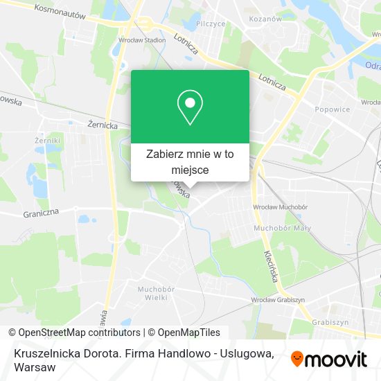 Mapa Kruszelnicka Dorota. Firma Handlowo - Uslugowa