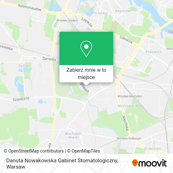 Mapa Danuta Nowakowska Gabinet Stomatologiczny