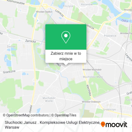 Mapa Słuchocki Janusz . Kompleksowe Usługi Elektryczne