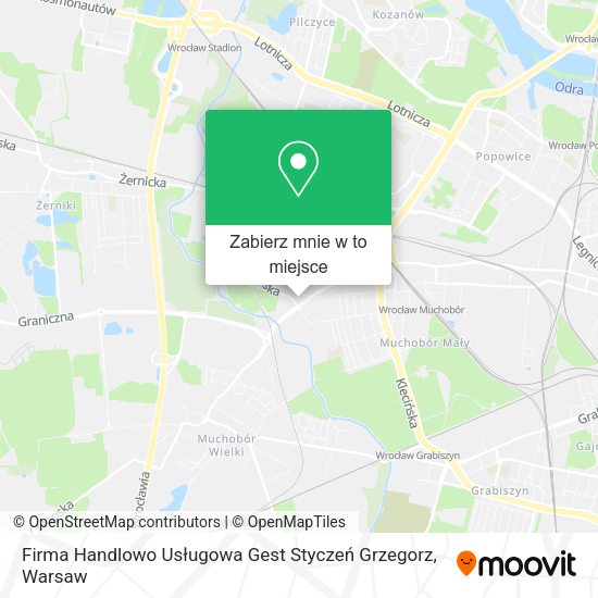 Mapa Firma Handlowo Usługowa Gest Styczeń Grzegorz