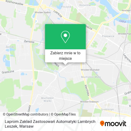 Mapa Laprom Zakład Zastosowań Automatyki Lambrych Leszek