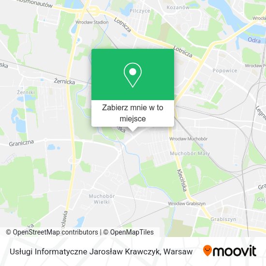 Mapa Usługi Informatyczne Jarosław Krawczyk