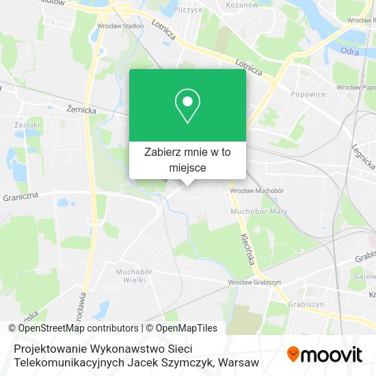 Mapa Projektowanie Wykonawstwo Sieci Telekomunikacyjnych Jacek Szymczyk