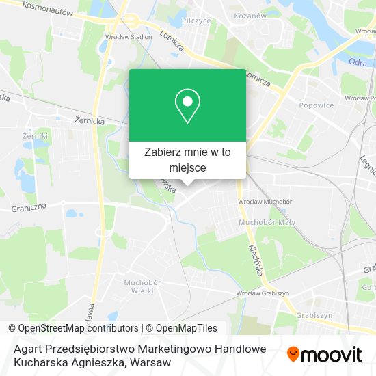 Mapa Agart Przedsiębiorstwo Marketingowo Handlowe Kucharska Agnieszka