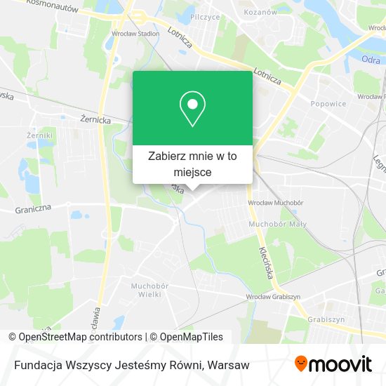 Mapa Fundacja Wszyscy Jesteśmy Równi