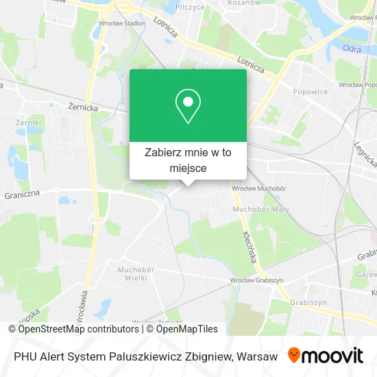 Mapa PHU Alert System Paluszkiewicz Zbigniew