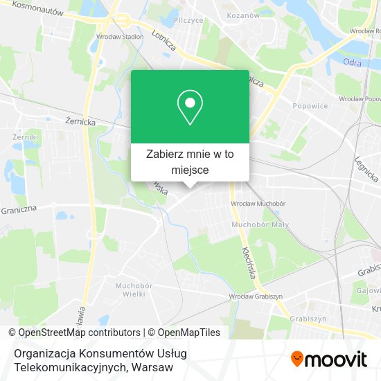 Mapa Organizacja Konsumentów Usług Telekomunikacyjnych