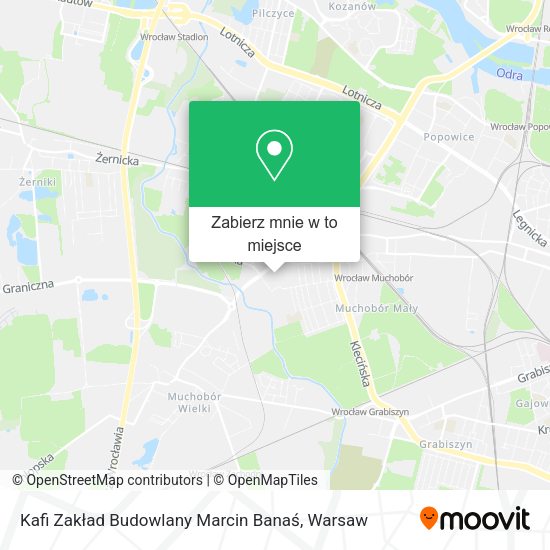 Mapa Kafi Zakład Budowlany Marcin Banaś