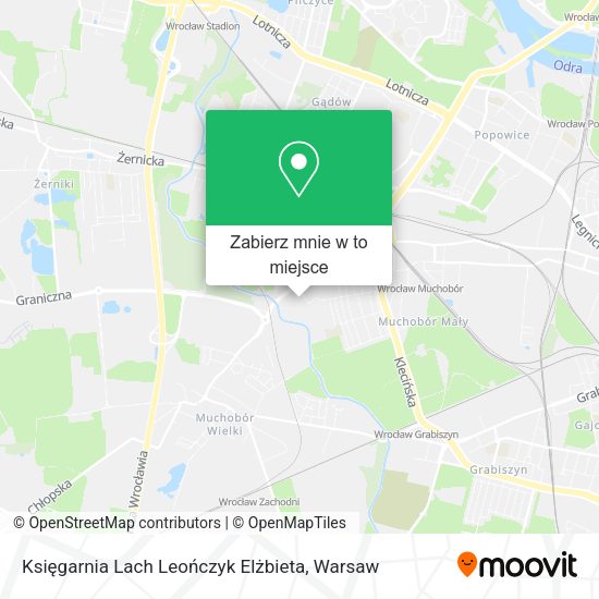 Mapa Księgarnia Lach Leończyk Elżbieta