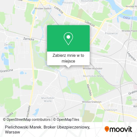 Mapa Pielichowski Marek. Broker Ubezpieczeniowy