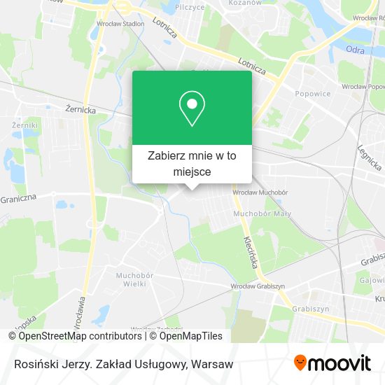 Mapa Rosiński Jerzy. Zakład Usługowy