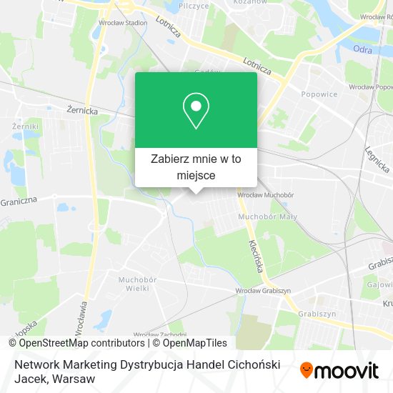 Mapa Network Marketing Dystrybucja Handel Cichoński Jacek