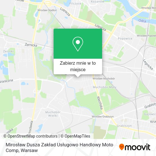 Mapa Mirosław Dusza Zakład Usługowo Handlowy Moto Comp