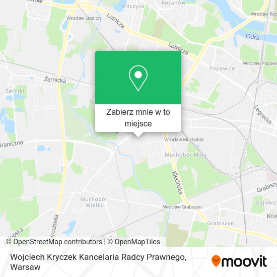 Mapa Wojciech Kryczek Kancelaria Radcy Prawnego