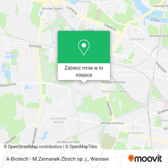 Mapa A-Biotech - M.Zemanek-Zboch sp. j.