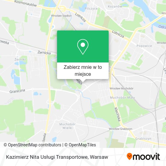 Mapa Kazimierz Nita Usługi Transportowe