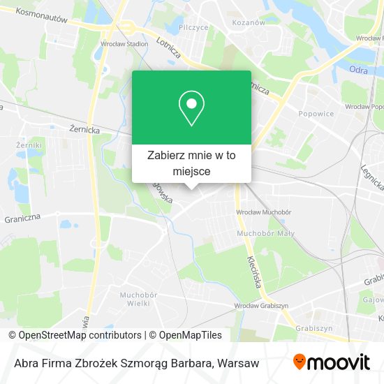 Mapa Abra Firma Zbrożek Szmorąg Barbara