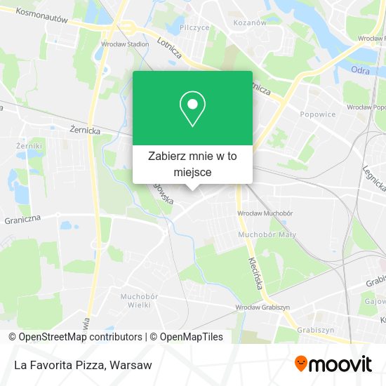 Mapa La Favorita Pizza