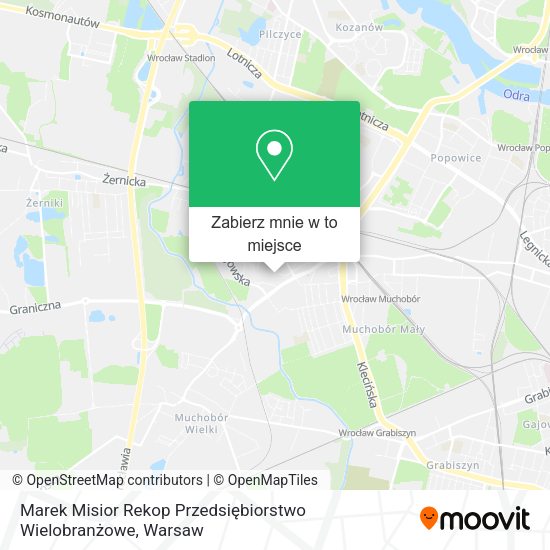 Mapa Marek Misior Rekop Przedsiębiorstwo Wielobranżowe