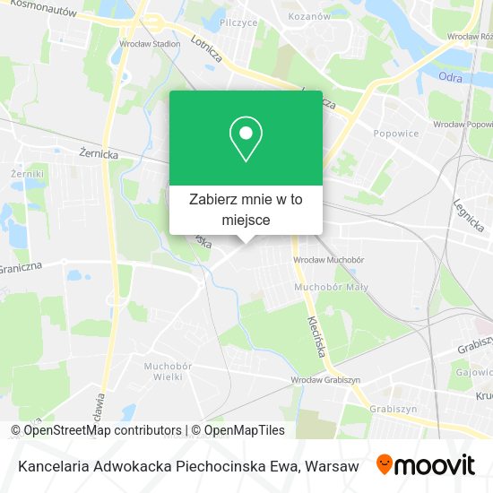 Mapa Kancelaria Adwokacka Piechocinska Ewa