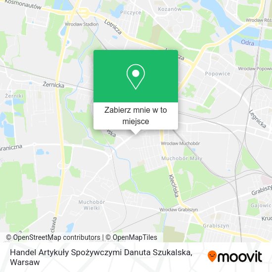 Mapa Handel Artykuły Spożywczymi Danuta Szukalska