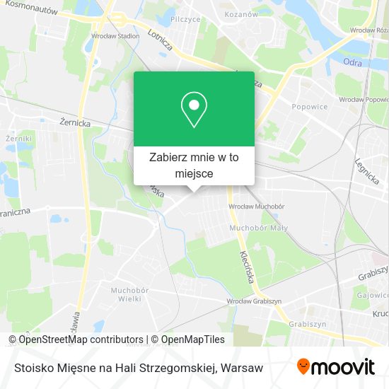 Mapa Stoisko Mięsne na Hali Strzegomskiej