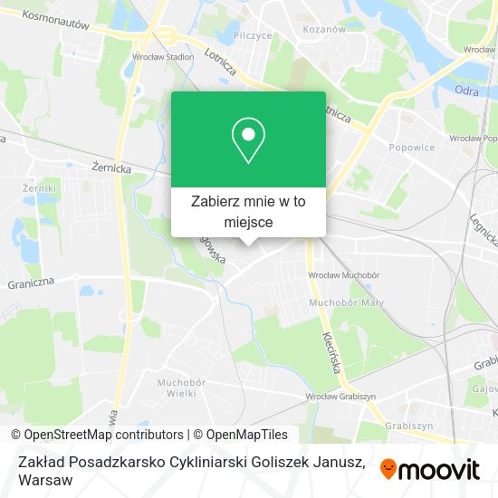 Mapa Zakład Posadzkarsko Cykliniarski Goliszek Janusz