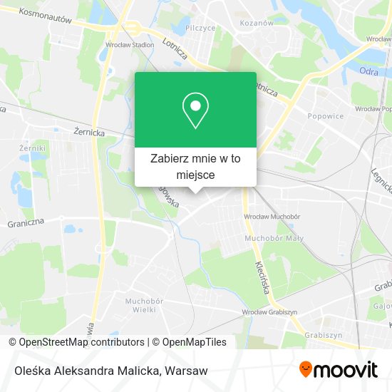 Mapa Oleśka Aleksandra Malicka