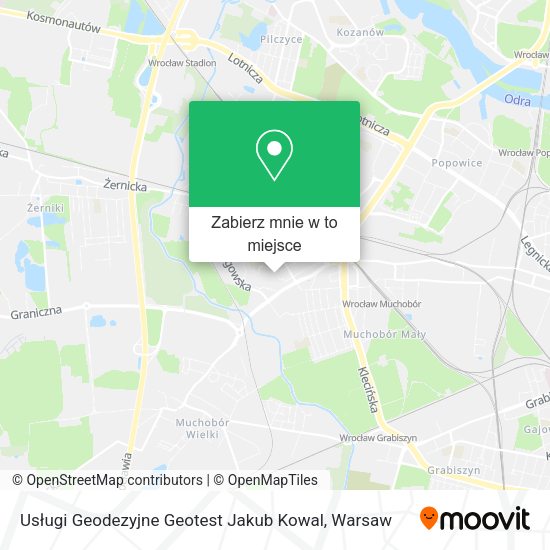 Mapa Usługi Geodezyjne Geotest Jakub Kowal