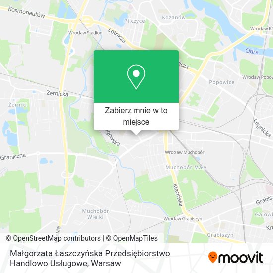 Mapa Małgorzata Łaszczyńska Przedsiębiorstwo Handlowo Usługowe