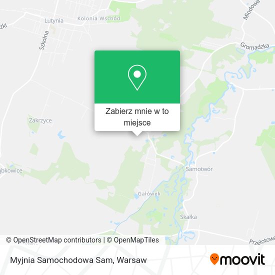 Mapa Myjnia Samochodowa Sam