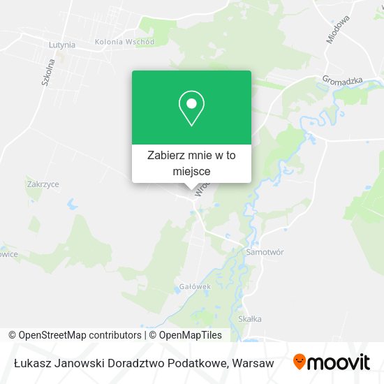 Mapa Łukasz Janowski Doradztwo Podatkowe