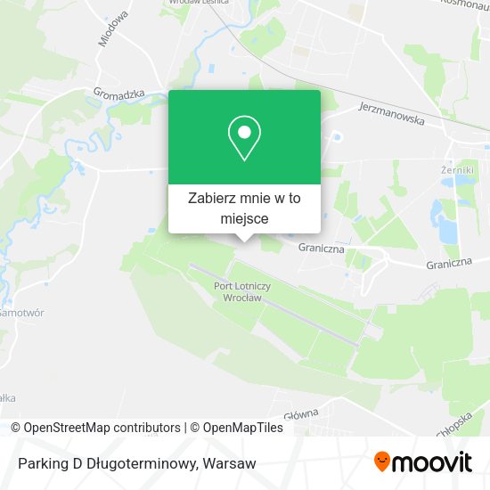 Mapa Parking D Długoterminowy