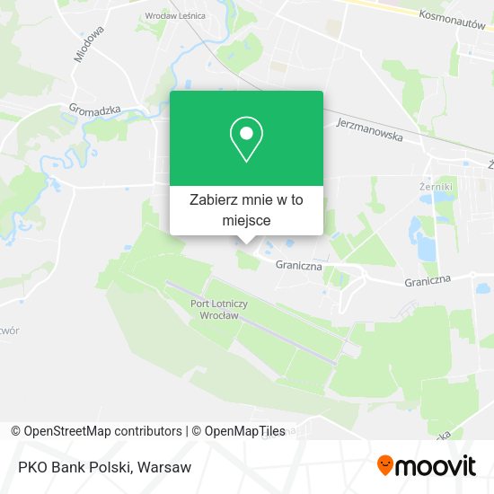 Mapa PKO Bank Polski