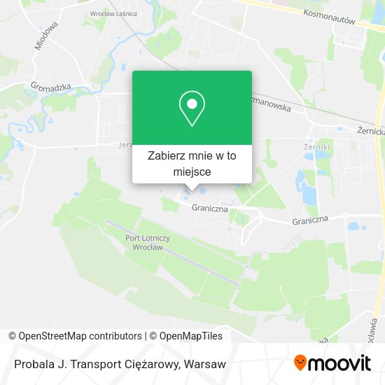 Mapa Probala J. Transport Ciężarowy