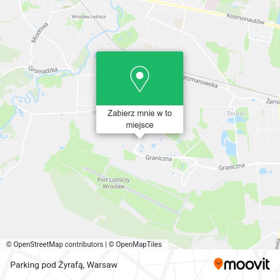 Mapa Parking pod Żyrafą