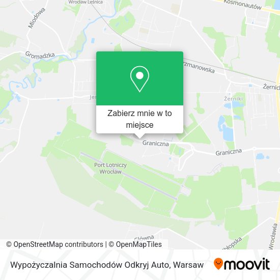 Mapa Wypożyczalnia Samochodów Odkryj Auto